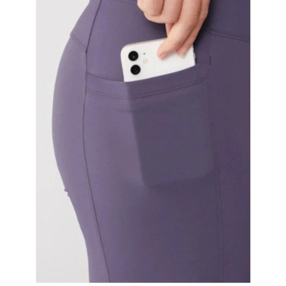 REI Co-op Women's S Small Flash Hybrid Tights Graystone Purple NWT - Picture 10 of 16